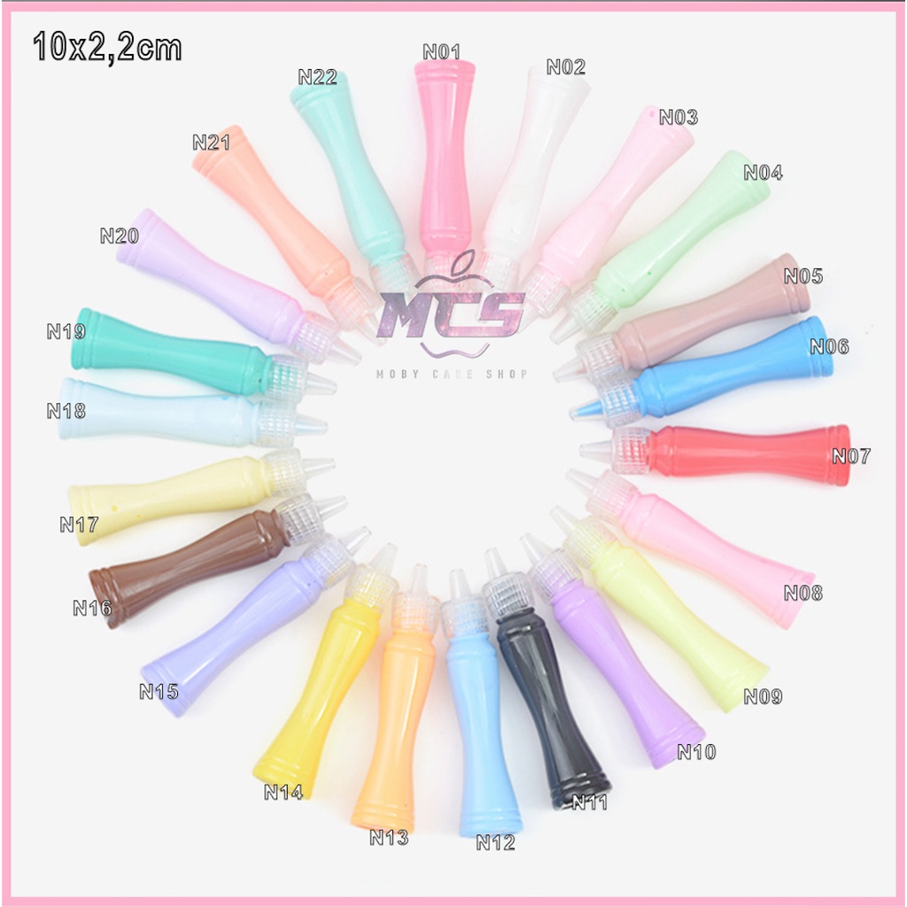 Kem Keo Làm Ốp Dạng Lỏng 15ml 22 màu trang trí ốp điện thoại, khung ảnh, diy - Loại lỏng vẽ các chi tiết như nước chảy