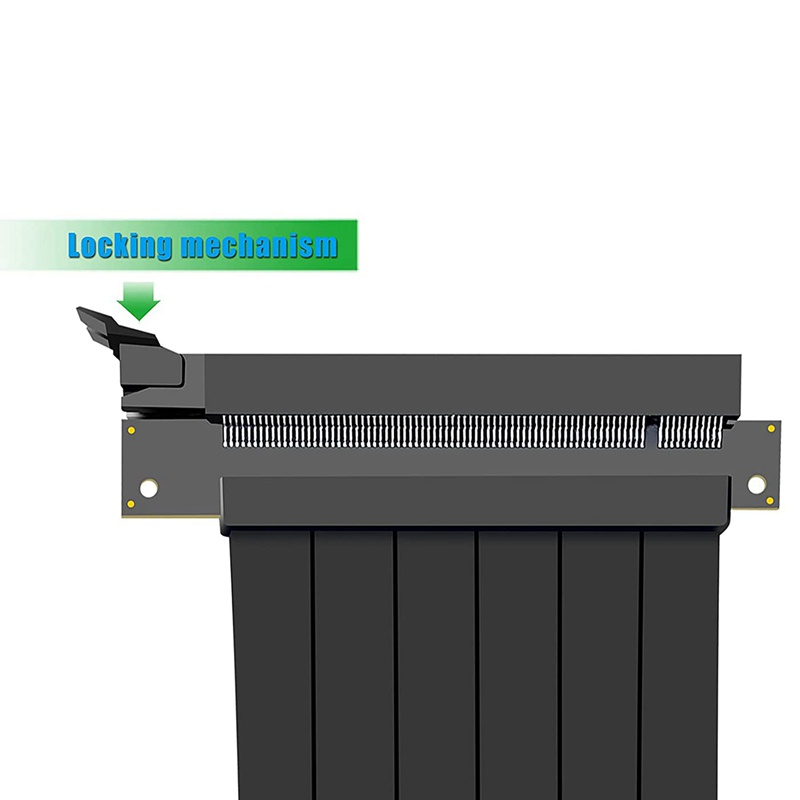 Dây cáp mở rộng thẻ đồ họa PCIE 3.0 16X 180 độ 1X15cm | BigBuy360 - bigbuy360.vn