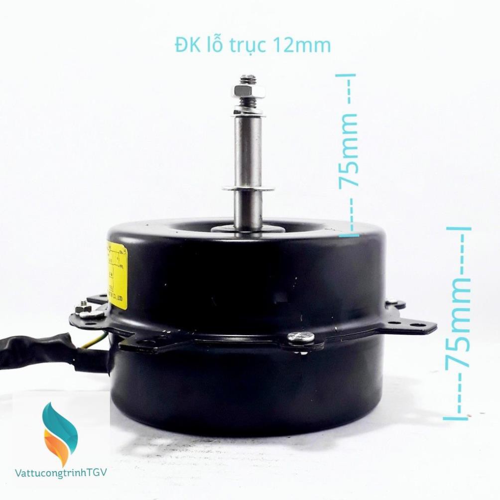 Motor vỏ đen 220V-120W xuôi chiều thay thế cho quạt điều hòa hơi nước