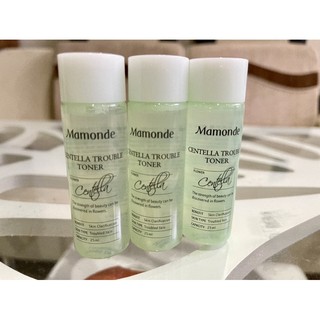 COMBO 3 CHAI TONER RAU MÁ MAMONDE CENTELLA TROUBLE TONER MẪU DÙNG THỬ 25ml