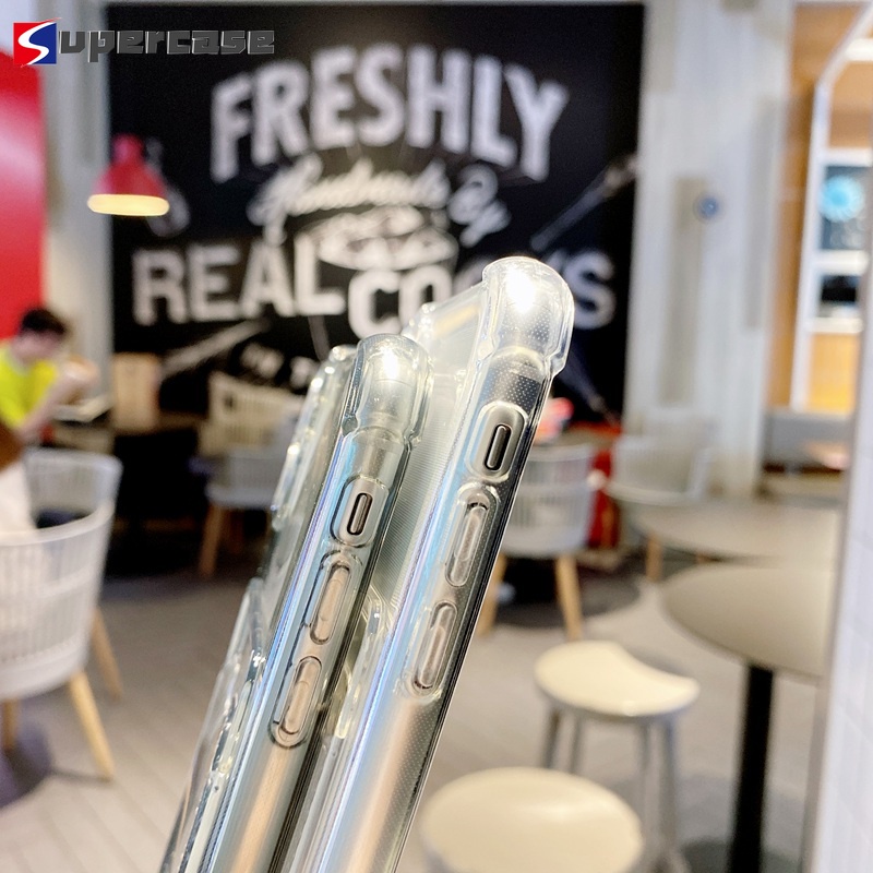 Case For iPhone 12 Pro Max 11 Pro Max XR Cover Transparent  Anti-fall Shockproof Soft TPU Phone Casing Card holder | BigBuy360 - bigbuy360.vn