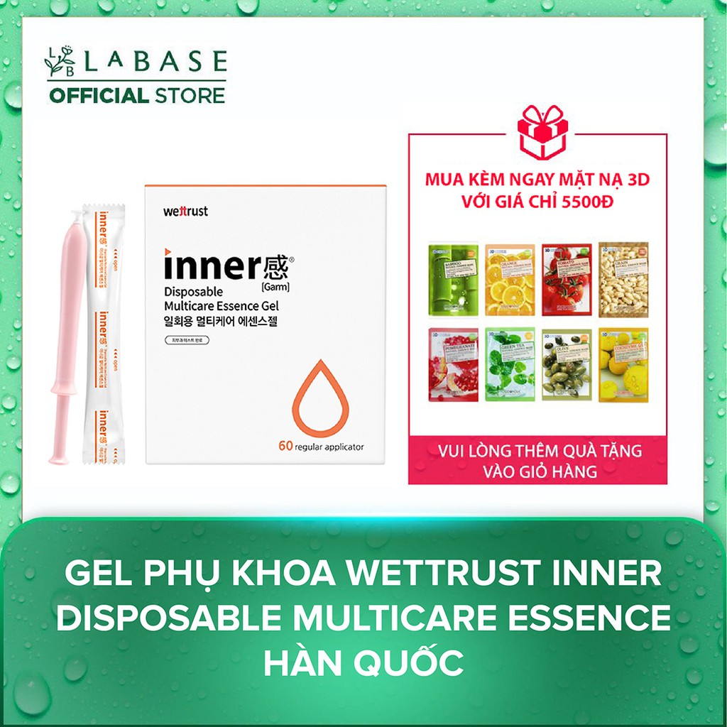 Gel Phụ Khoa Wettrust Inner Disposable Multicare Essence Hàn Quốc