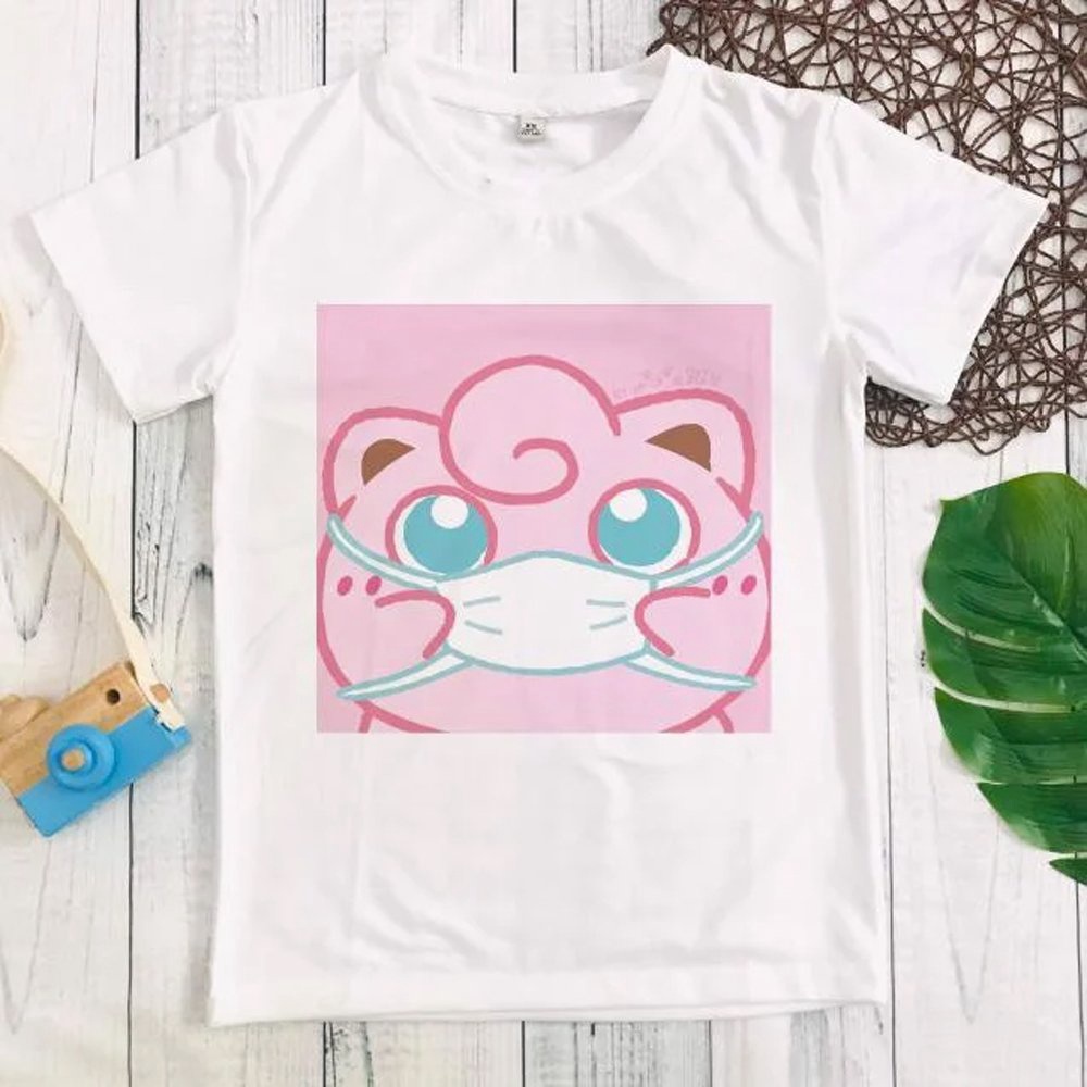 [nhiều mẫu lựa lựa] ÁO THUN HOẠT HÌNH DỄ THƯƠNG POKE TRẺ EM CHO CẢ GIA ĐÌNH AOMIVN V1812