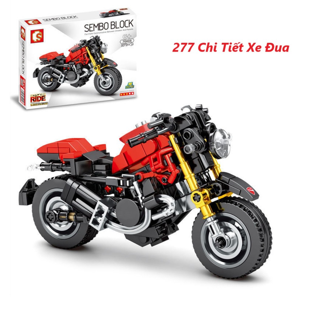 BỘ ĐỒ CHƠI XẾP HÌNH LEGO OTO, Lego Xe Máy - Cho Trẻ Phát Triển Tư Duy