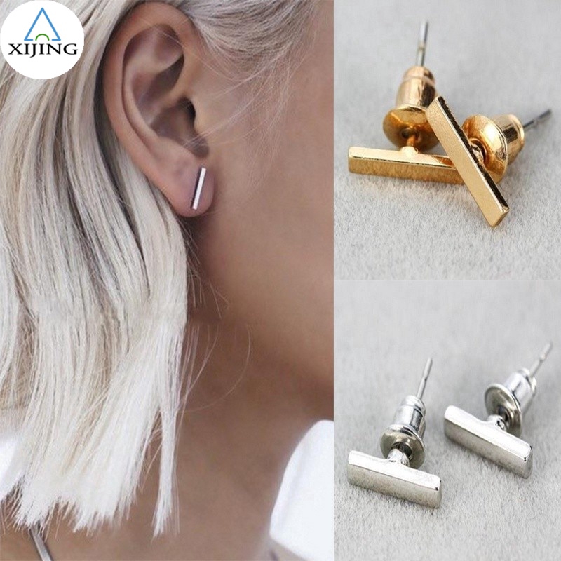 Bông tai hình thanh dài độc đáo