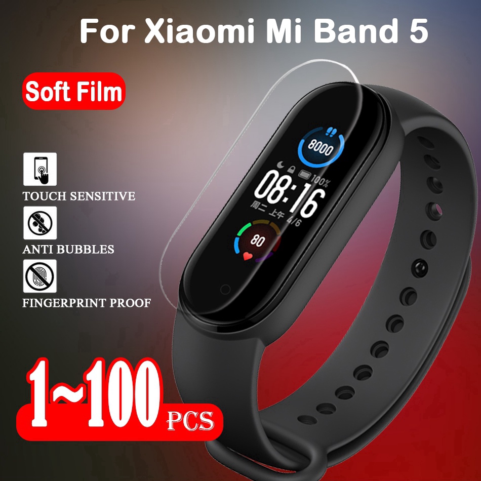 Kính cường lực bảo vệ màn hình đồng hồ cho Xiaomi Mi Band 5 4 3