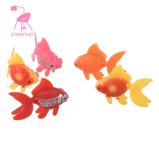 Set 5 chú cá nhựa đáng yêu trang trí bể cá