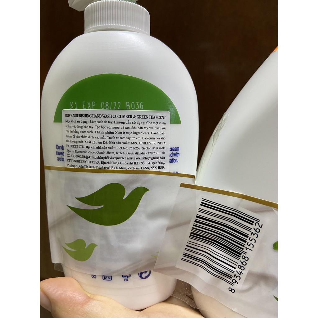 SỮA TẮM DOVE NOURISHING SRCRETS  CĂNG BÓNG SÁNG MỊN TẶNG NƯỚC RỬA TAY DOVE