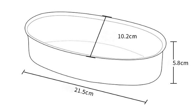 Khuôn bánh mỳ hoa cúc chống dính/ Khuôn Oval nhôm đúc D08