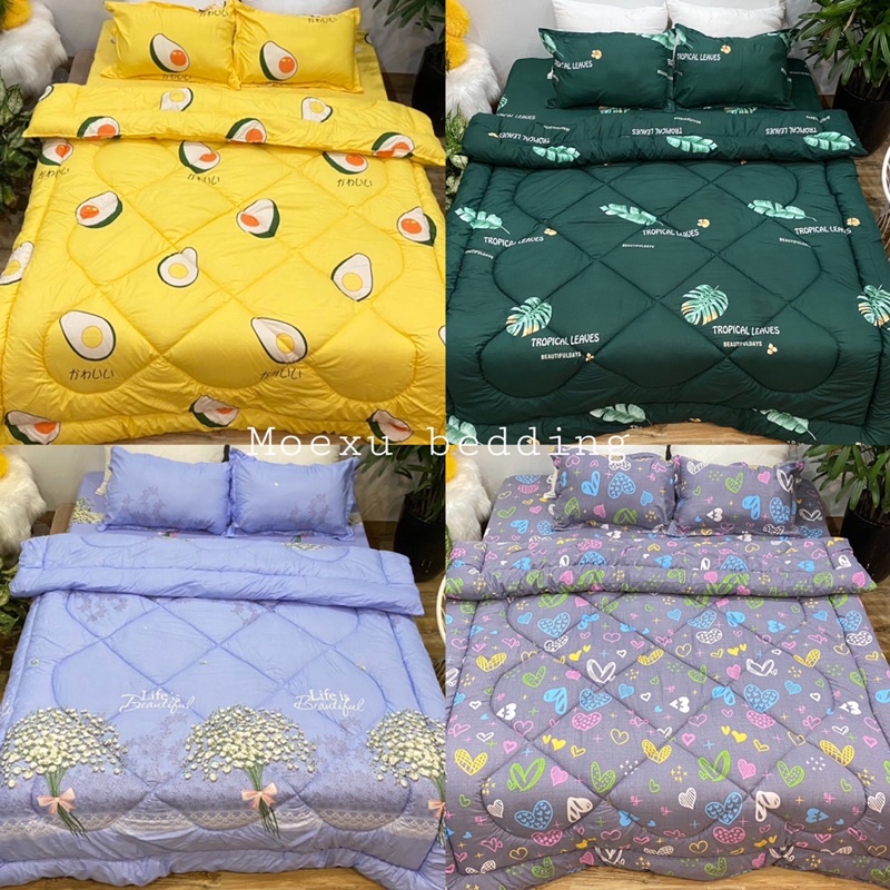 ⛄Chăn Phao Chăn Đông❄2m2x2m Chăn Dày 3 Lớp Bông Gòn Siêu Nhẹ Siêu Ấm giữ nhiệt cực tốt
