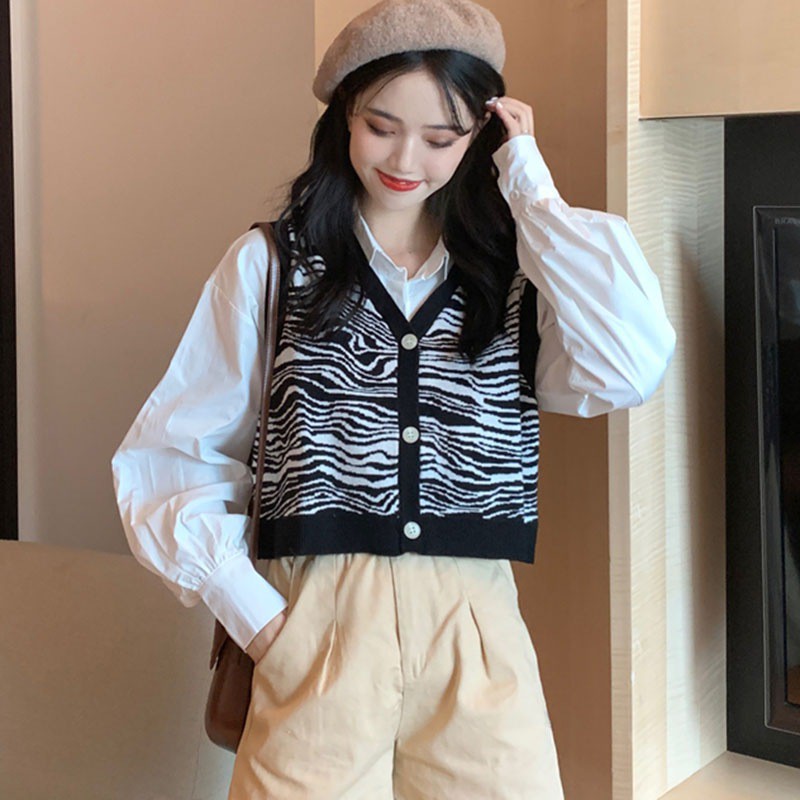 Áo Khoác Cardigan Dệt Kim Thiết Kế Cổ Chữ V Thanh Lịch Dành Cho Nữ