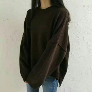 Áo len dáng thụng ulzzang
