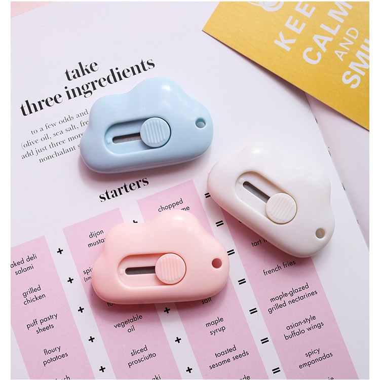 Dao rọc giấy mini cầm tay hình hoạt hình dễ thương sáng tạo