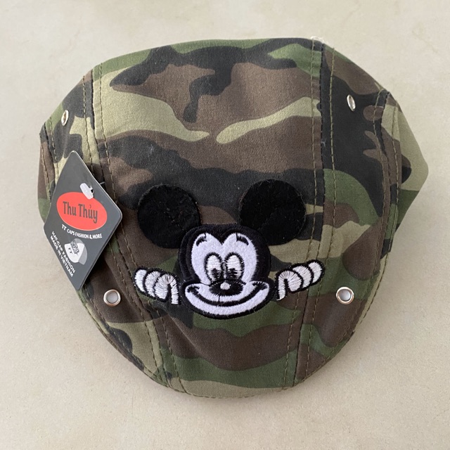 Nón beret jean chú chuột MICKEY cho bé trai 2-5 tuổi