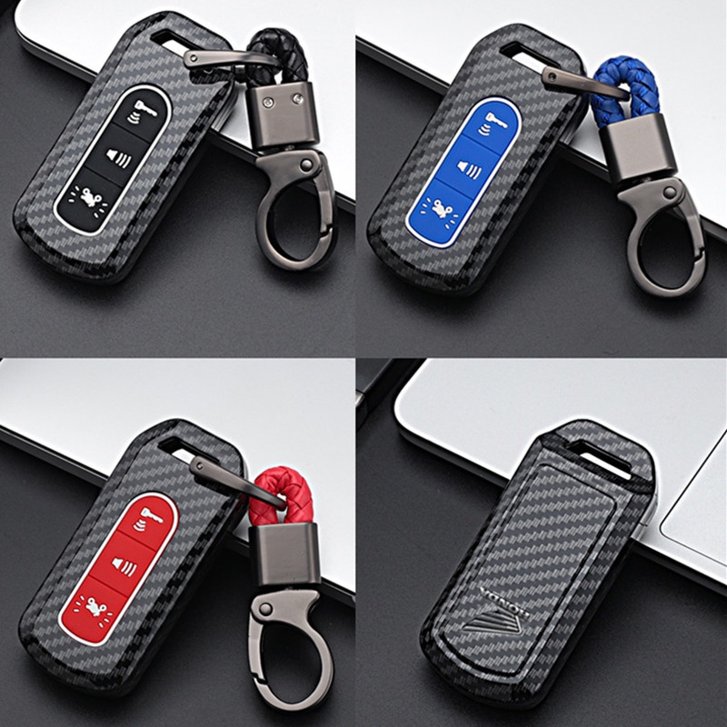 Vỏ Silicon Sợi Carbon Bảo Vệ Chìa Khóa Thông Minh Cho Honda PCX 125 150 160 ADV 150 Click VARIO Airblade VISION For Honda PCX ADV 150 Sh 125