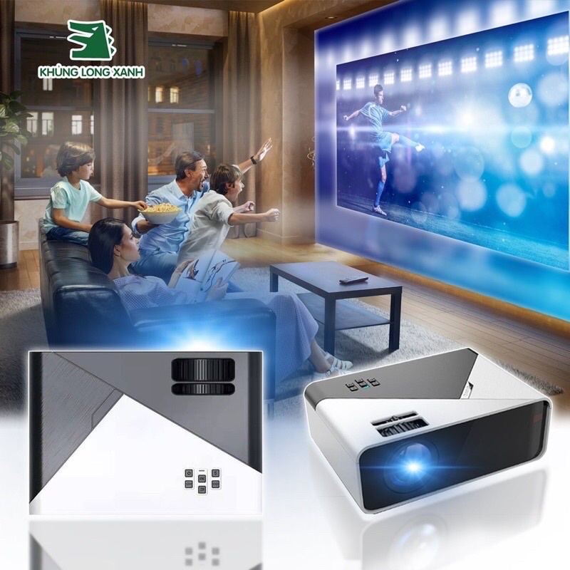 Máy chiếu mini Khủng Long Xanh T1080 | BigBuy360 - bigbuy360.vn