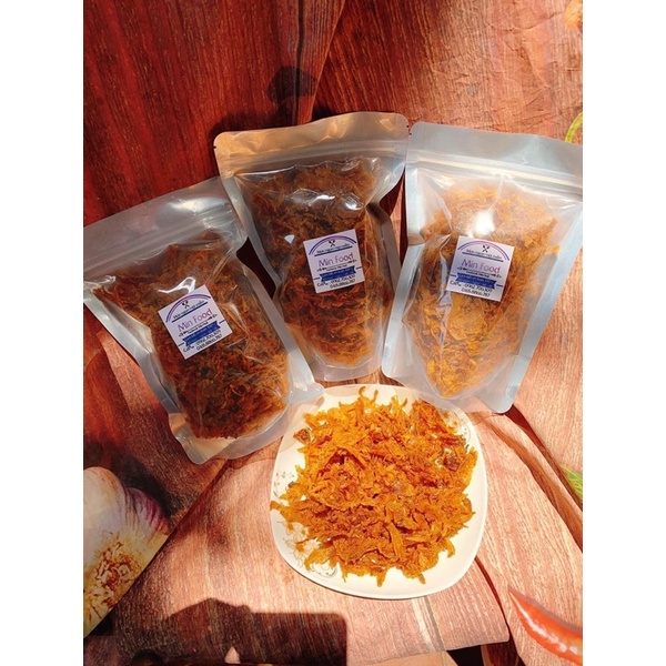 Mực xé sợi tẩm gia vị