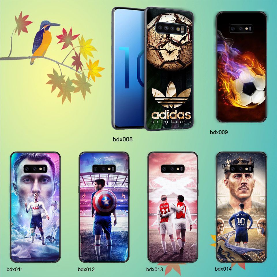 Ốp Samsung S9, S9 Plus, S10, S10 Lite, S10 Plus Bóng đá x02 (Ốp dẻo chống bẩn chống sốc)