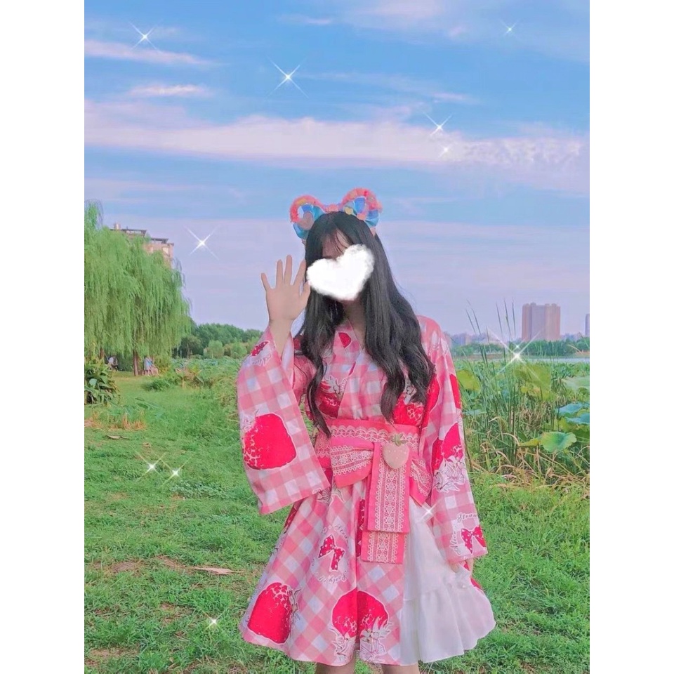 Kimono ngắn/ yakuta phong cách cosplay