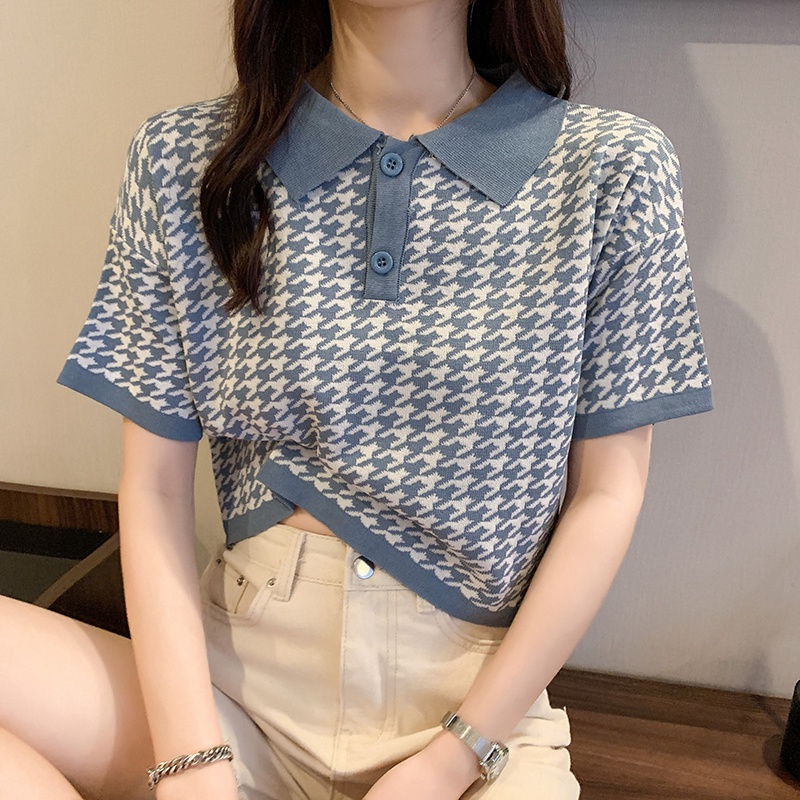 SUXI Áo Thun Tay Ngắn Dáng Rộng Phong Cách Hàn Quốc Thời Trang Mùa Hè Cho Nữ