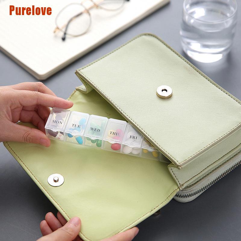 Hộp Đựng Thuốc 7 Ngăn Tiện Lợi