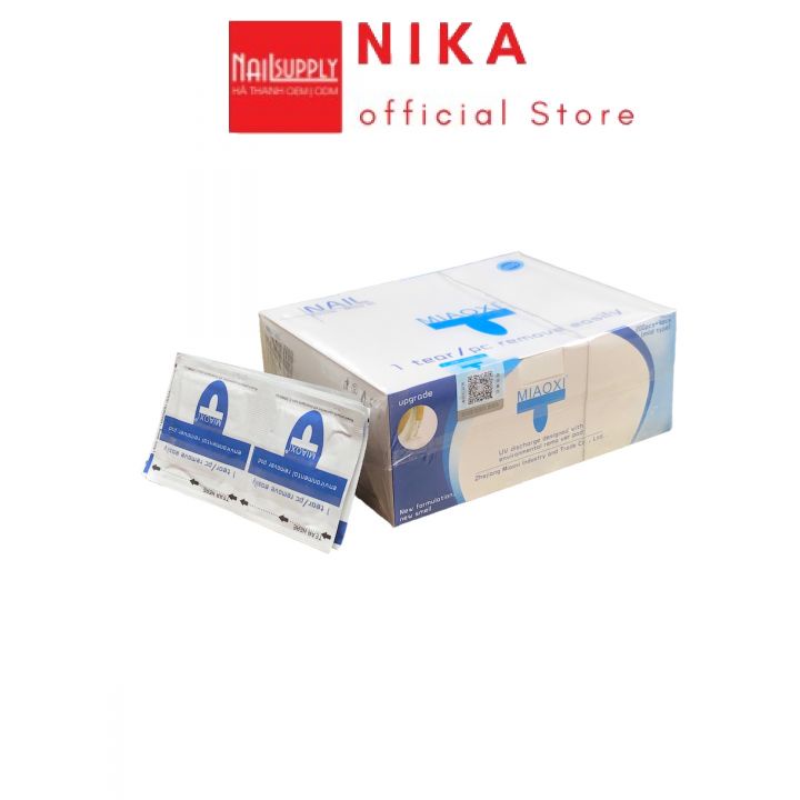 Hộp Giấy Bạc Ủ Phá Gel , Bột Hộp 204 Miếng Giấy Phá Gel