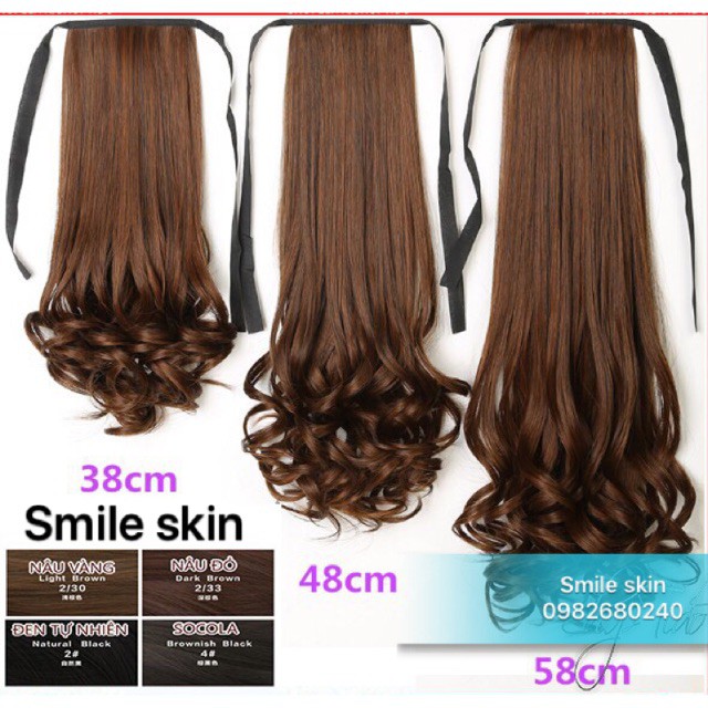 Tóc cột xoắn đuôi cao cấp 48cm