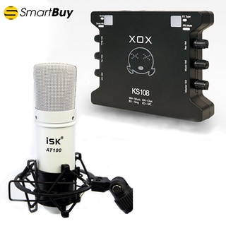Combo Sound Card sd  K10    Và Micro Thu Âm IS max  pro26
