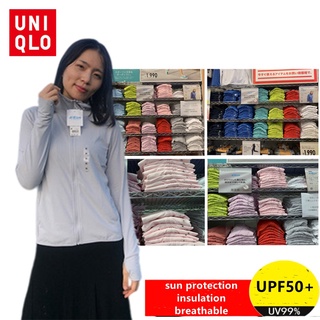 Uniqlo Chống Nắng Quần Áo Lưới Uv Uv Áo Bảo Vệ Nữ Thoáng Khí Chống Nắng Quần Áo