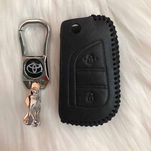 Bao Da chìa Khoá Gập TOYOTA 2 Nút