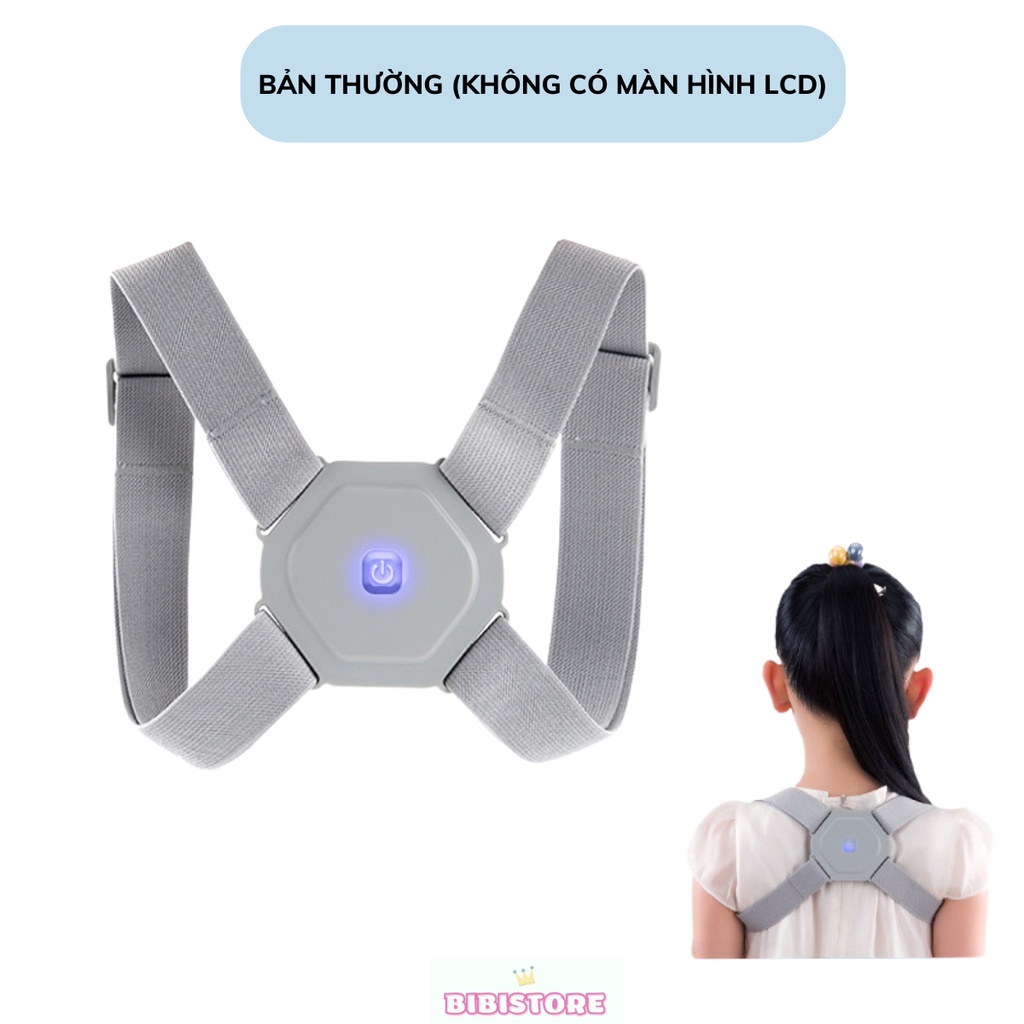Đai chống gù lưng trẻ em và người lớn cảm biến thông minh, đai chống gù màn hình LCD cao cấp