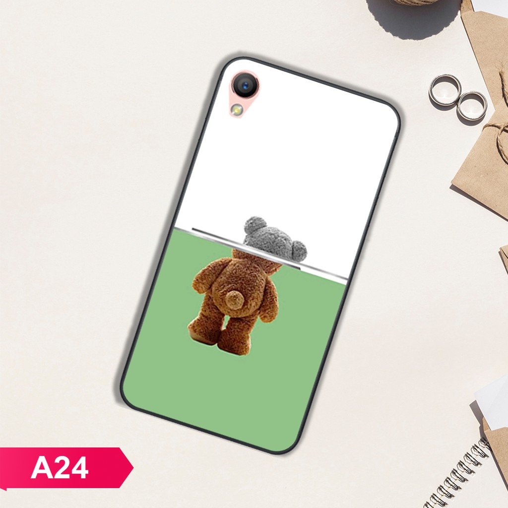 ỐP LƯNG OPPO A35/A37/F1/F1 PLUS IN HÌNH GẤU BEER CỰC ĐÁNG YÊU-GIÁ RẺ