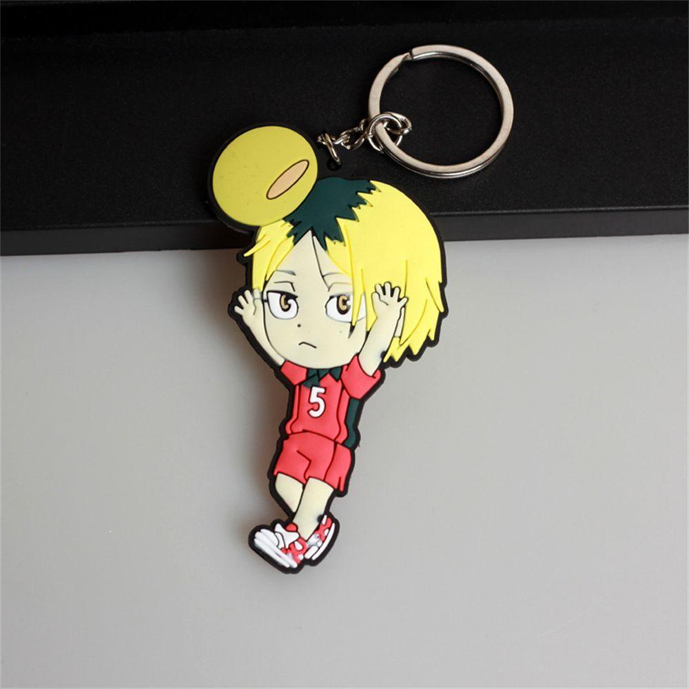 LANFY Móc Chìa Khóa In Hình Nhân Vật Anime Haikyuu Dùng Làm Quà Tặng Sinh Nhật / Trang Sức