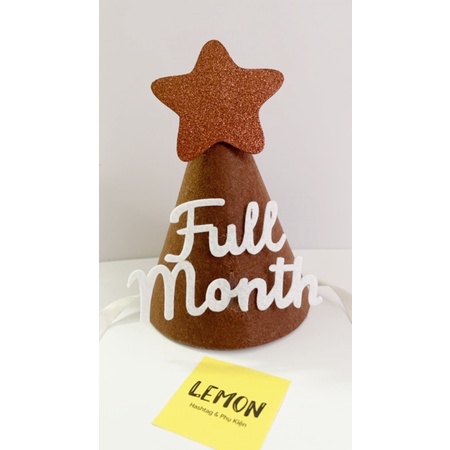 Mũ Full Month - Đầy tháng cho bé by LemonDecor