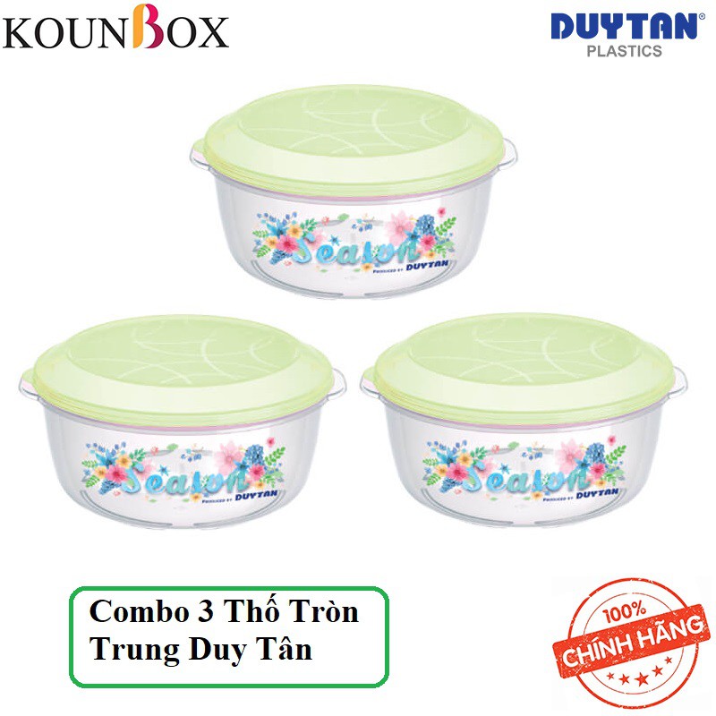 Combo 10 Thố Tròn Trung Duy Tân Ø 19,1 x 9 cm (1400ml/No.972)