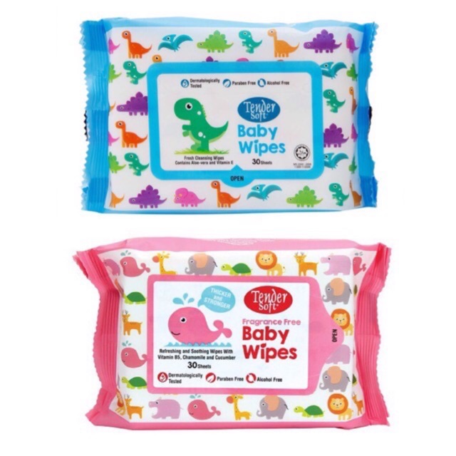 KHĂN GIẤY ƯỚT TENDER SOFT BABY WIPES