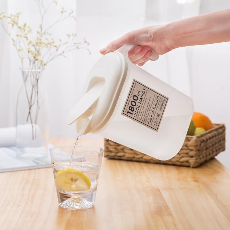Bình Đựng Nước (Sale Rẻ) Bình Đựng Nước Chịu Nhiệt Cao Dung Tích Lớn Kiểu Nhật Bản 1.8L