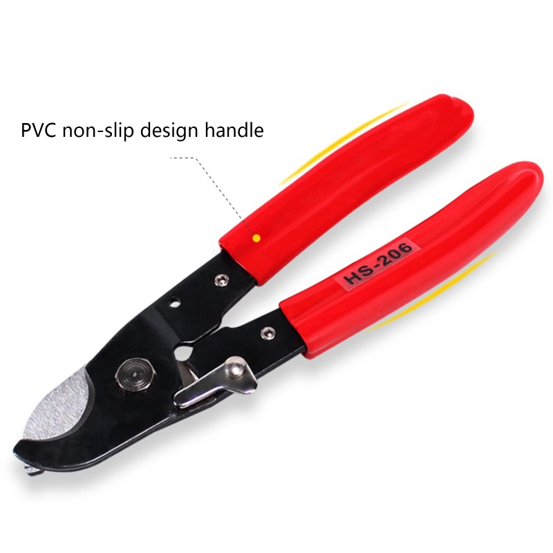 Kềm Cắt Dây Điện Một Tay Cầm Bằng Nhôm Đồng HS-206 35