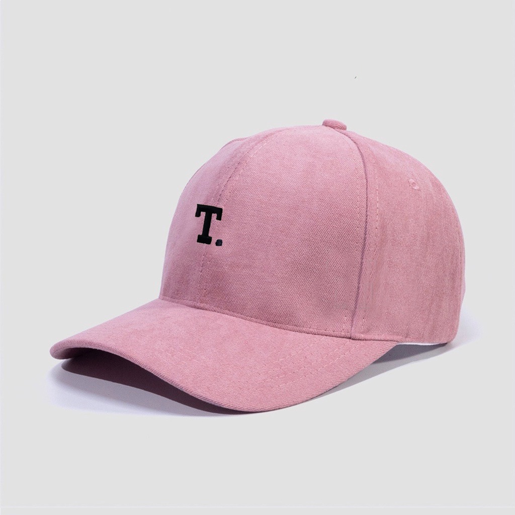 Mũ Lưỡi Trai Nón Kết Nhung Cao Cấp Thêu Chữ T 480 Phong Cách Ulzzang Form Unisex Nam Nữ - Hazo