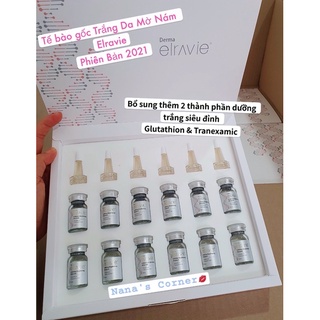 Tế Bào Gốc Phức Hợp Derma Elravie Cellshine Whitening Ampoule