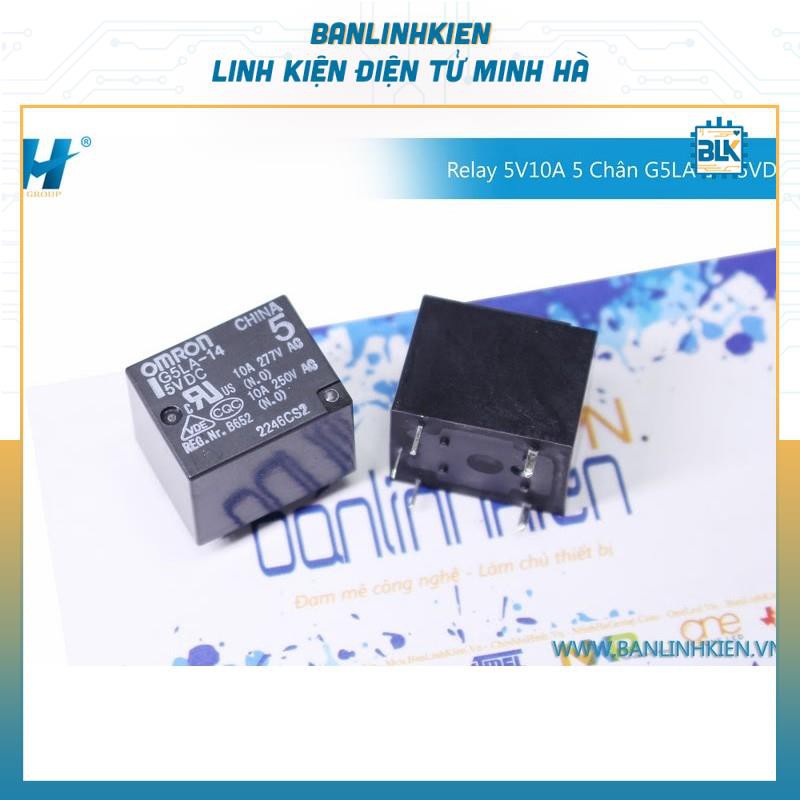 Rơ Le Relay 5V 1A,2A,7A,10A