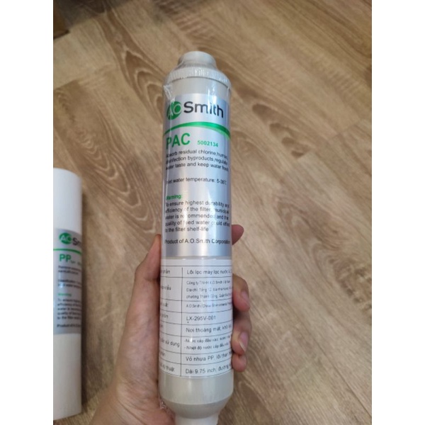Bộ lõi lọc dùng cho máy lọc nước A.O.Smith AR600-CS1