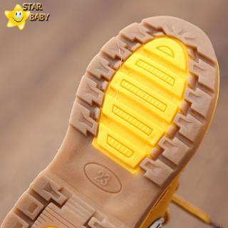 Giày boot cổ cao thắt dây cho bé trai