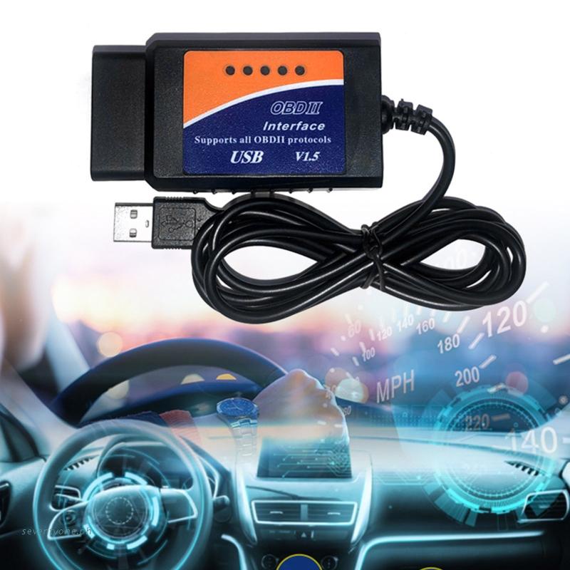 Thiết Bị Quét Chuẩn Đoán Lỗi Động Cơ Xe Hơi OBD II OBD2 ELM 327 Wifi USB V1.5