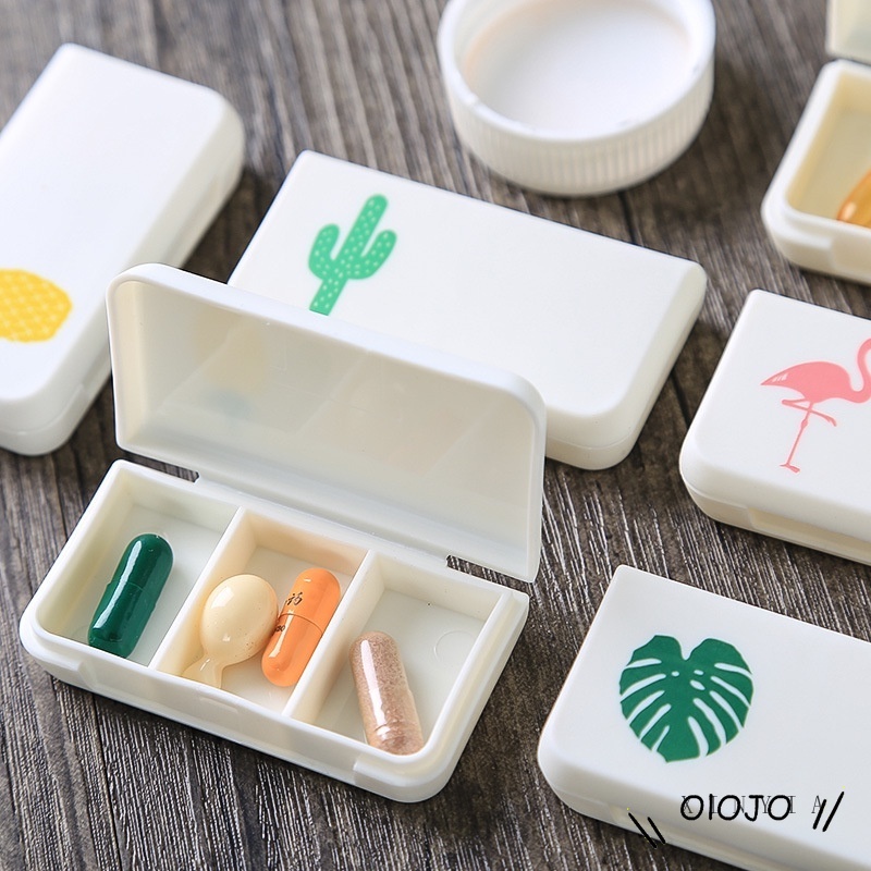 Hộp Nhựa Đựng Thuốc Mini Tiện Lợi Khi Đi Du Lịch