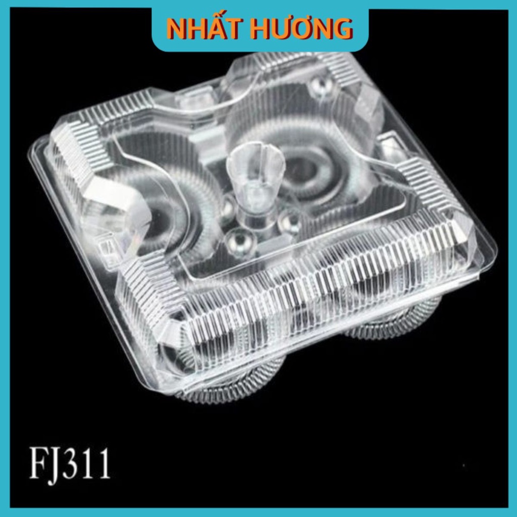 Hộp Nhựa Đựng Bánh Tart Trứng Fj311