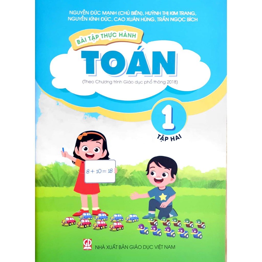 Sách - Bài tập thực hành Toán 1 tập 2 (Theo Chương trình Giáo dục phổ thông 2018)
