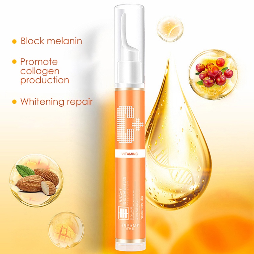 Gel Vitamin C 15ML Loại Bỏ Tàn Nhang Làm Trắng Da Chống Tàn Nhang Hiệu Quả