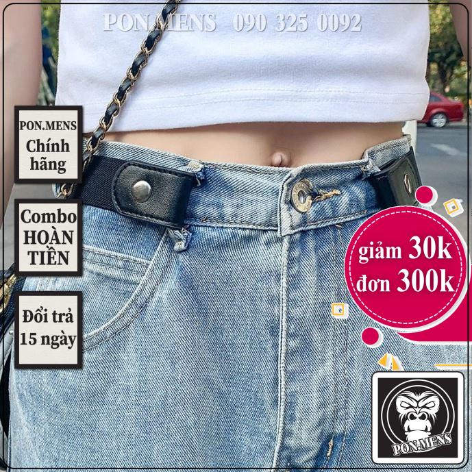 Thắt lưng - nịt bụng vô hình co giãn nam nữ unisex màu đen nâu pon.mens hà nội hcm