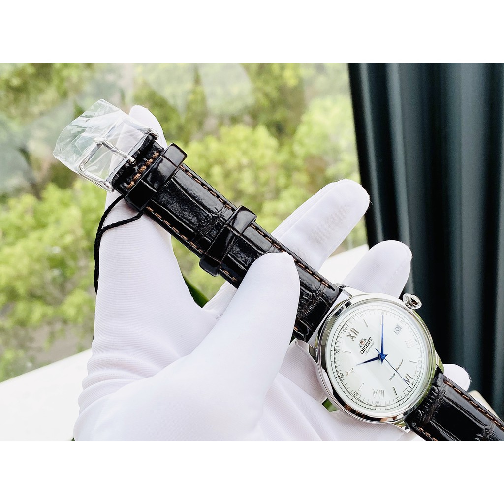 Đồng hồ nam chính hãng Orient Bambino Gen 2 FAC00009W0 - Máy Automatic cơ - Dây da - Kính khoáng cong